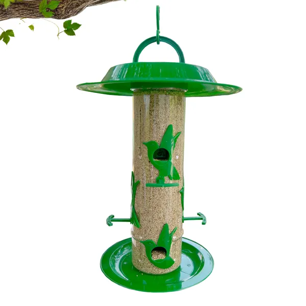 Large bird feeder with hut