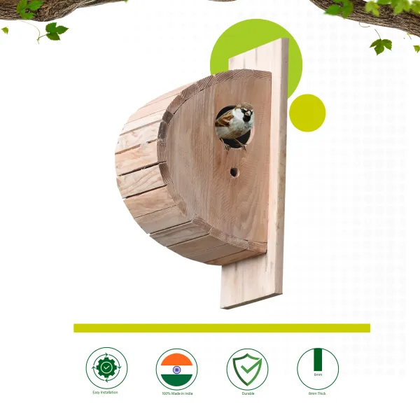 Wooden Bird Home No 8