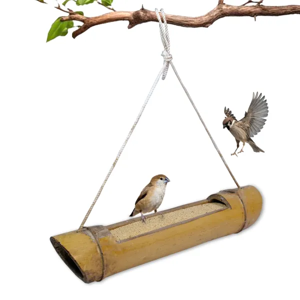 Bamboo Bird Feeder