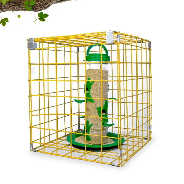 Pigeon or Parrot Proof Cage With Bird Feeder