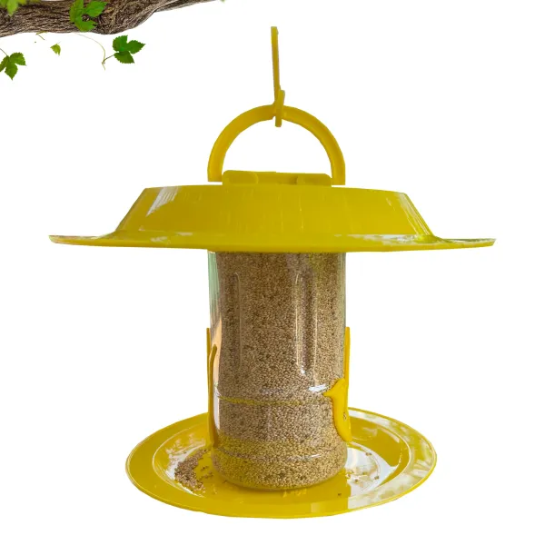Small Bird Feeder With Hut
