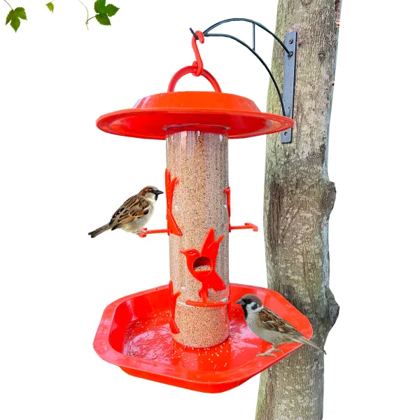 Large Bird Feeder With Hut With Blow