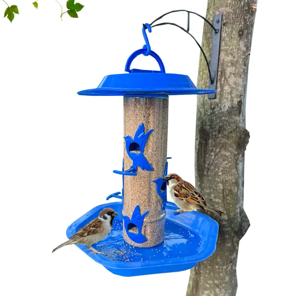 Large Bird Feeder With Hut With Blow