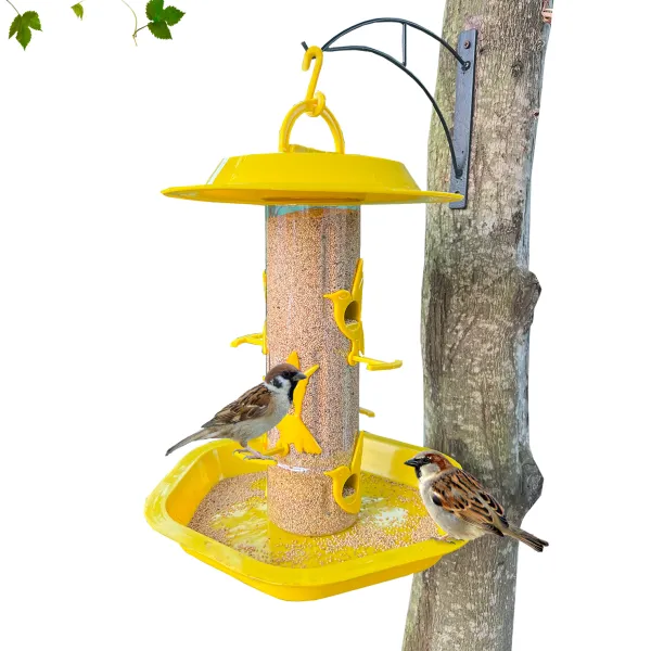 Large Bird Feeder With Hut With Blow