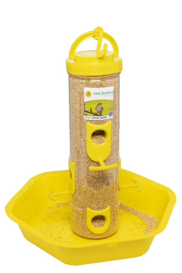 Large Bird Feeder With Big Bowl