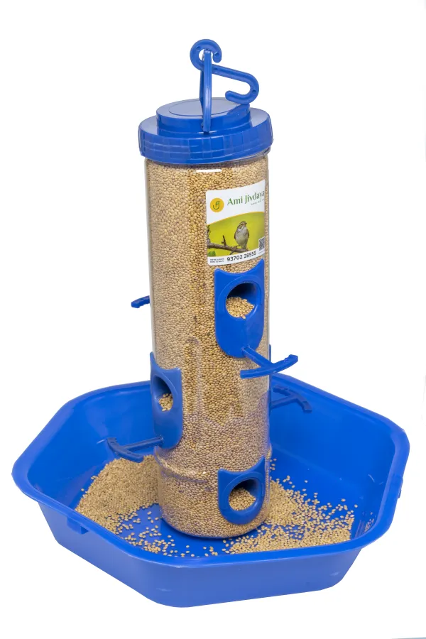 Large Bird Feeder With Big Bowl