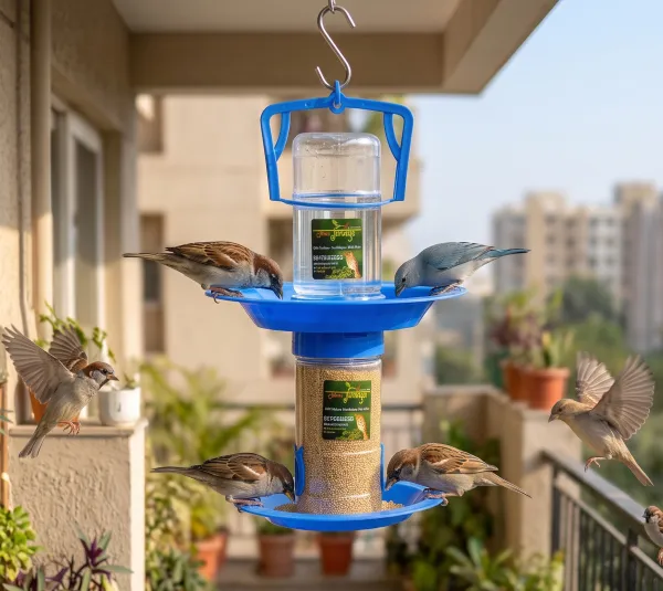 Small Double Decker Feeder.