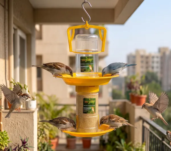 Small Double Decker Feeder.
