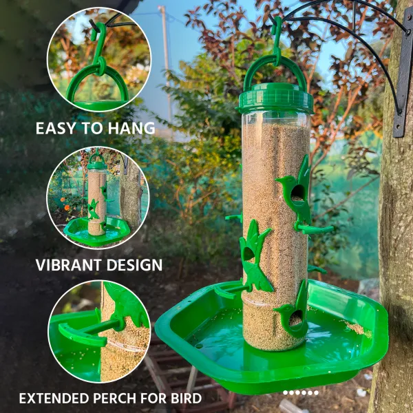 Large Bird Feeder With Big Bowl