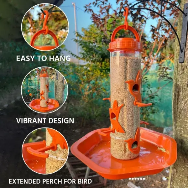 Large Bird Feeder With Big Bowl