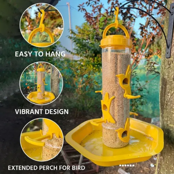 Large Bird Feeder With Big Bowl